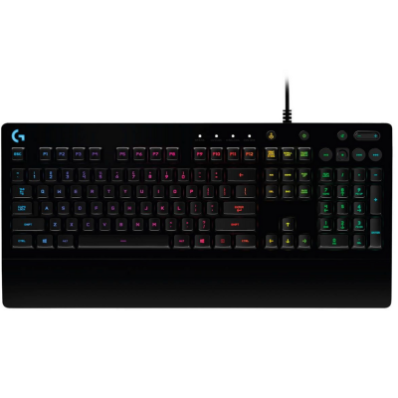 Logitech G213 RGB Gaming Keyboard - Spill Resistant, Mech Dome Keys, 16M RGB Colors