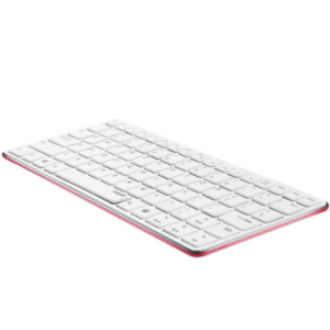 Rapoo E6350 Anodized Aluminum Bluetooth Mini Keyboard - Works With Laptop, IPad, Tablet, Smartphones